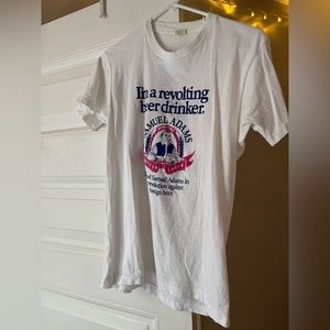 Vintage SCREEN STARS Samuel Adams “I'm a revolting beer drinker” Shirt